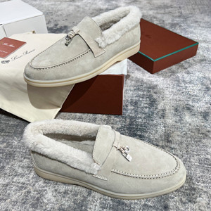 9A+ quality loro piana summer charms walk loafers shoes